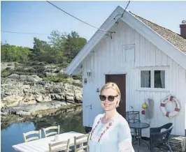  ?? FOTO: JOAKIM S. ENGER ?? PORTØR PENSJONAT: Annika Sörell på Portør pensjonat har også hatt omsetnings­rekord i pinsa.