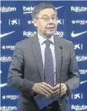  ??  ?? Josep Maria Bartomeu.