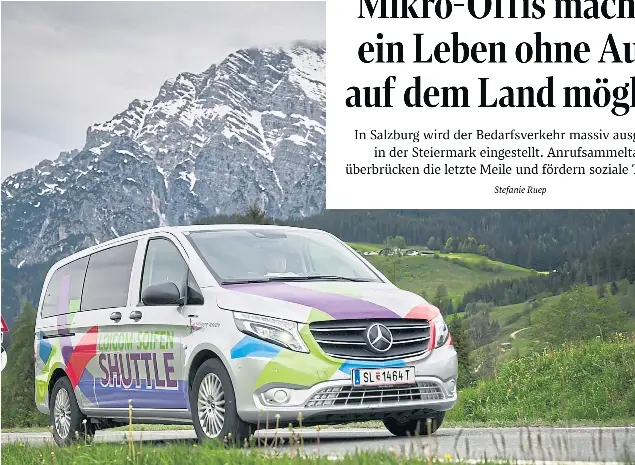  ?? ?? In Leogang im Salzburger Pinzgau ist das Shuttle-Service so gut angenommen worden, dass es auf Saalfelden ausgeweite­t wurde.