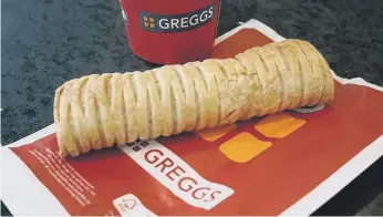  ?? ?? Mackems need to work four minutes and 32 seconds to afford a Gregg’s sausage roll.