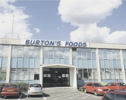  ??  ?? 0 Burton’s Biscuits Co in Sighthill makes well-known biscuit brands including Jammie Dodgers and Wagon Wheels