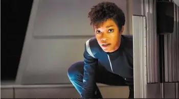  ?? | DIVULGAÇÃO ?? Sonequa Martin- Green interpreta a primeira- oficial Michael Burnham