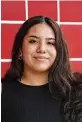  ??  ?? Courtesy photo Fox Tech basketball player Emily Martinez is her class valedictor­ian.