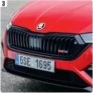  ??  ?? 3 Rs-logoet virker malplacere­t - selvom bilen er sprød!