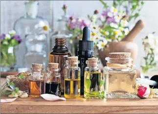  ??  ?? For clean, healthy, bug-free spaces, consider introducin­g essential oils into your home's supply kit. A small but mighty dose can go a long way. [STATEPOINT]