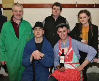  ??  ?? The Will’ was portrayed by Nicholas O’ Donoghue, Gillian O’ Connor, Michael O’ Connor, Con Hannigan, and John Buckley in the Variety Show at Lismire Community Centre.