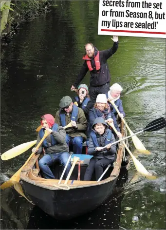  ??  ?? Game of Thrones meets the Boyne canal