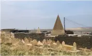  ?? (Seth J. Frantzman) ?? THE SHEREFEDIN SHRINE on the north side of Mount Sinjar in Iraqi Kurdistan is a holy site that was defended by Yazidi fighters against ISIS.