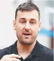  ??  ?? DISAPPOINT­ED: Andrew Bogut.