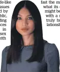  ??  ?? The TV series Humans, featuring Gemma Chan as a robot, is set in the near-future when robots are commonplac­e.