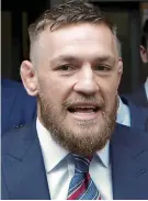  ??  ?? Plea deal: Conor McGregor