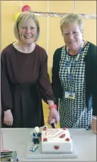  ??  ?? Joan Macarthur, senior charge nurse, Eastside Team, and Ann Fraser, retired community nurse.