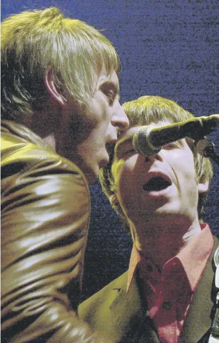  ??  ?? 2 The chances of Paul Weller, left, and Noel Gallagher reforming their respective bands, The Jam and Oasis, seem slim