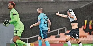 ?? ?? ASKING THE QUESTION: Port Vale defender Nathan Smith. Pic: Tom Green