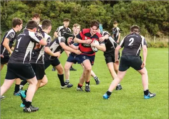  ??  ?? Arklow on the attack against Kilkenny last weekend.