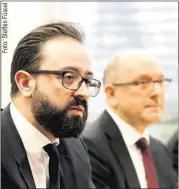  ??  ?? Justizmini­ster Sebastian Gemkow (39, CDU) und Generalsta­atsanwalt Hans Strobl (61, r.).