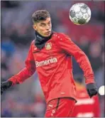  ??  ?? Kai Havertz, del Leverkusen.