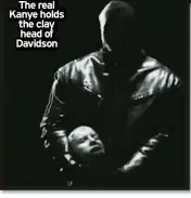  ?? ?? The real Kanye holds the clay head of Davidson