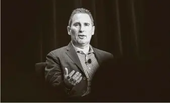  ?? David Paul Morris / Bloomberg file photo ?? Amazon doesn’t do PowerPoint but relies on thought-out memos before meetings, a hallmark of Andy Jassy, above, who will be CEO when Jeff Bezos takes a new role.