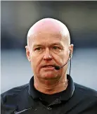  ?? ?? > Video ref Lee Mason and, below, referee Simon Hooper