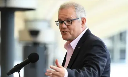  ??  ?? Scott Morrison nominated environmen­tal legislatio­n ‘important to native species’ as one of the Coalition’s top two priorities for 2019.Photograph: Paul Braven/AAP