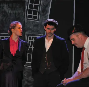  ??  ?? The Phoenix Players in The Third Policeman.