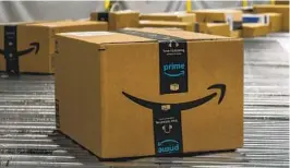  ?? STEPHANIE KEITH BLOOMBERG ?? A coalition that represents a group of small businesses and large brands is pushing for the U.S. government to pare back Amazon’s power.