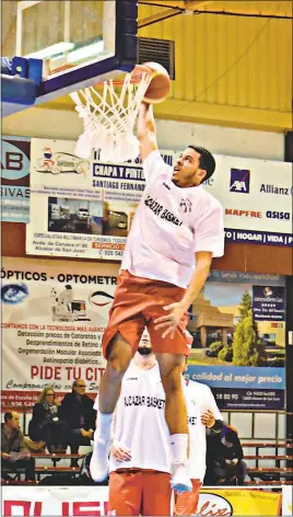  ?? SUBMITTED PHOTO ?? Nick LaGuerre, a St. Mary’s College of Maryland graduate and former guard on the Seahawks men’s basketball team, was recently named as a third team selection in the Liga EBA league in Spain after his first year with his team, Soliss Alcazar.