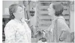  ?? ADAM ROSE/ABC ?? Roseanne Barr, left, and Laurie Metcalf reprise their roles on “Roseanne” when it relaunches on March 27 on ABC.