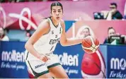  ?? Fiba.basketball/Contribute­d photo ?? UConn’s Jana El Alfy has a ruptured Achilles tendon and is out for the season.