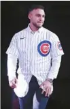  ?? ?? Cubs infielder Nick Madrigal is introduced during Friday’s opening ceremony.
