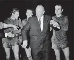  ??  ?? Aston Jnr, right, helped Busby and United win European Cup in 1968