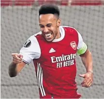  ??  ?? To the rescue: Striker Pierre-Emerick Aubameyang.