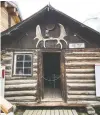  ?? GREG OLSEN ?? Sam Mcghee's original cabin is at the Macbride Museum in Whitehorse. He lived long after the Robert Service poem.