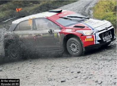  ?? Photos: Chicane Media, Jakob Ebrey ?? At the wheel of Hyundai i20 R5