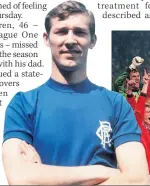  ??  ?? LONG CAREER In Rangers strip