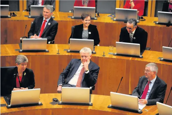  ??  ?? > The Senedd - but do people really care exactly what is going on in the seat of power in Wales?
