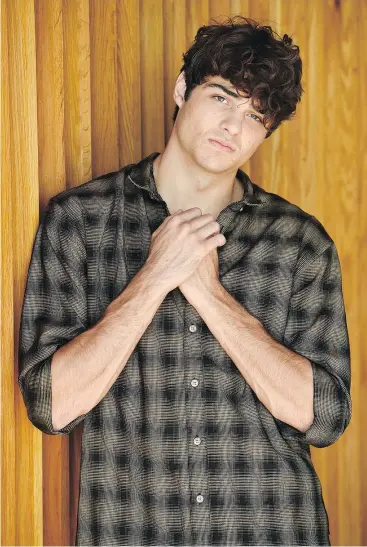  ?? — THE ASSOCIATED PRESS FILES ?? Noah Centineo was about to give up acting when he landed two Netflix films. Now he has more than more than 8.2 million Instagram followers.