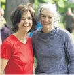  ?? ?? Clare Gamble, left, and Julia Hopes at the Havant parkrun on Saturday