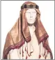  ??  ?? FOR SALE: The headscarf worn by Lawrence of Arabia.