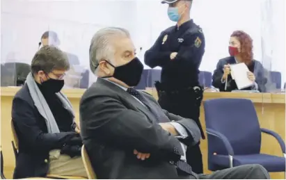  ?? Photo: EFE ?? Luis Bárcenas in court on Monday