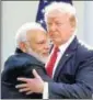  ?? PTI FILE ?? PM Modi with US President Donald Trump during their first meeting in June 2017.