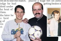  ??  ?? BALL BOYS With footie star pal Gary in the 1980s