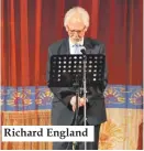  ??  ?? Richard England