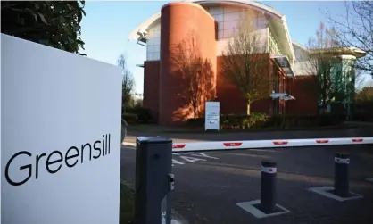  ??  ?? The offices of collapsed finance firm Greensill near Warrington. Photograph: Oli Scarff/AFP/Getty Images