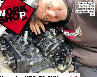  ??  ?? Everything PB needs, in the wrong engine. Confused? Read on!