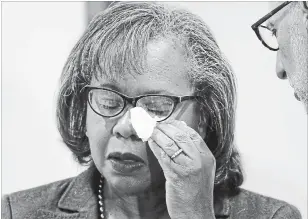  ?? RICK BOWMER THE ASSOCIATED PRESS ?? Anita Hill, shown here Wednesday, has been back in the spotlight since Christine Blasey Ford accused Supreme Court nominee Brett Kavanaugh of sexually assaulting her.