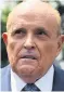  ??  ?? FOOLED Rudy Giuliani