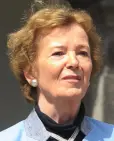  ??  ?? MARY ROBINSON: Turning 74