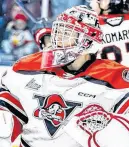  ?? PHOTO COURTESY KASSANDRA BLAIS • QMJHL ?? Drummondvi­lle Voltigeurs goaltender Riley Mercer has been unbeatable in the QMJHL Gilles-courteau Trophy Finals. Heading into Monday’s Game 3, Mercer is 2-0 with a pair of shutouts.